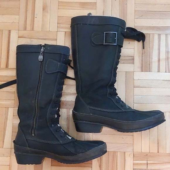 Sorel Sorelia Earhart leather boots size 8 - Picture 1 of 16